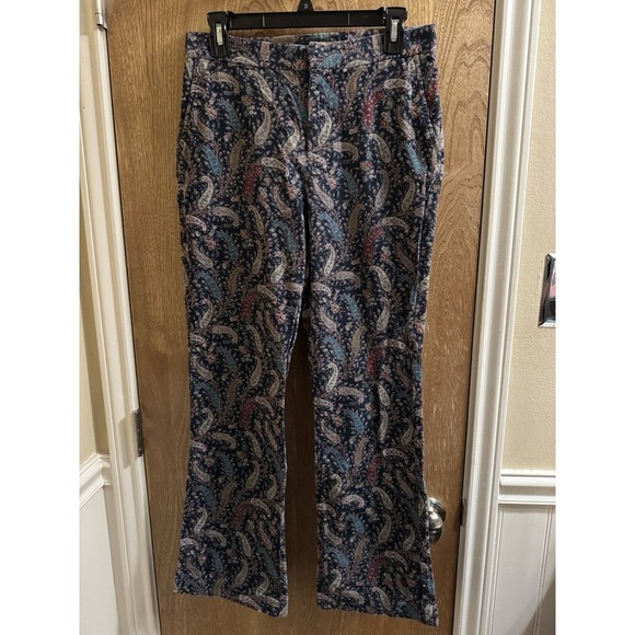 Ralph Lauren Pants - Vintage Ralph Lauren RRL Women's Paisley Corduroy Multicolored Pants Sz 6 Cotton